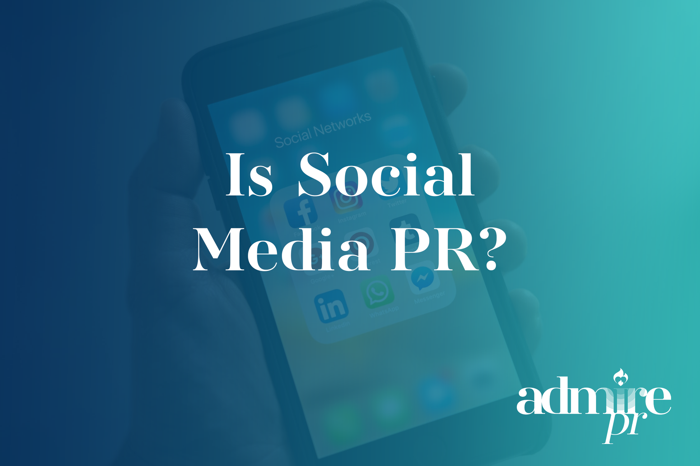 Is Social Media PR?